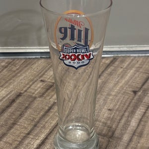 NFL Super Bowl XXXIV 2000 Miller Lite Beer Glass Vintage