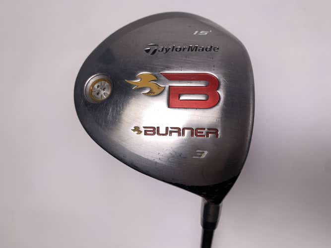 TaylorMade Burner 2008 3 Fairway Wood 15* REAX 49g Regular Graphite Mens RH
