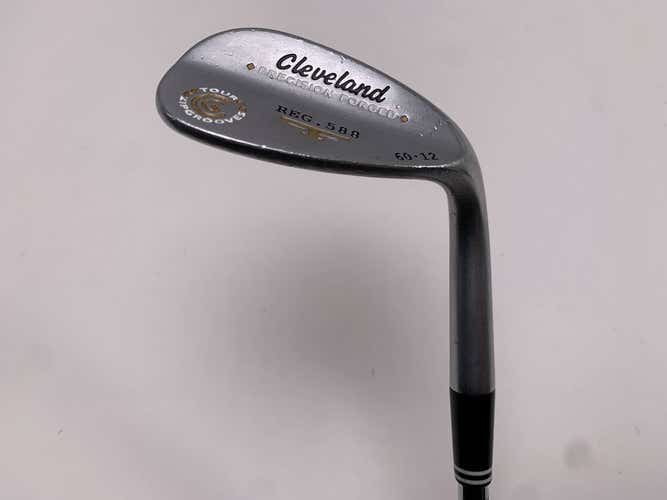 Cleveland Tour Zip Grooves Chrome Lob Wedge LW 60* 12 Tour Concept Mens RH