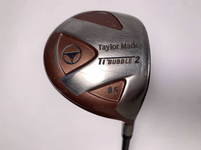 TaylorMade Ti Bubble 2 Driver 9.5* 90g Stiff Graphite Mens RH