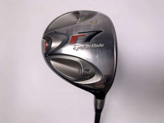 TaylorMade R7 Steel 3 Fairway Wood 15* REAX 70g Regular Graphite Mens RH