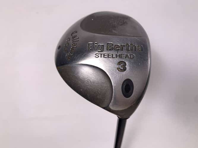 Callaway Steelhead 3 Fairway Wood 15* RCH 99 Regular Graphite Mens RH