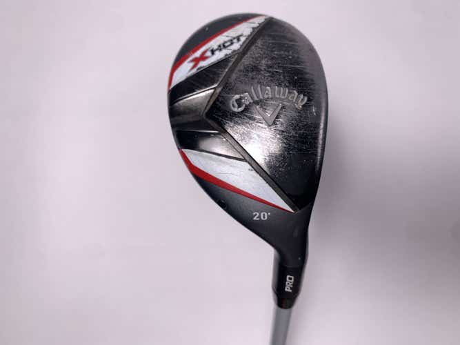Callaway X Hot 19 3 Hybrid 20* Project X PXv 6.0 Stiff Graphite Mens RH