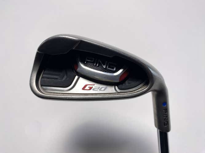 Ping G20 Single 7 Iron Blue Dot 1* Up CFS Stiff Steel Mens RH
