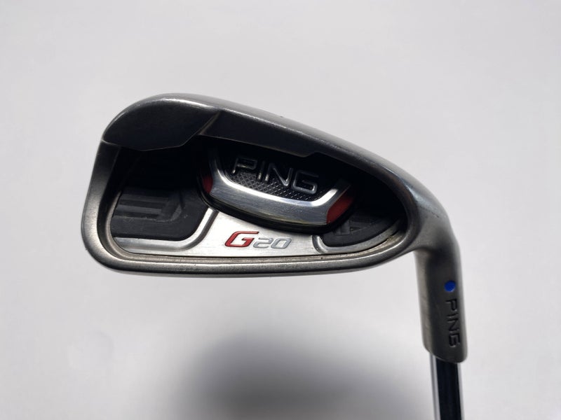 Ping G20 Single 7 Iron Blue Dot 1* Up CFS Stiff Steel Mens RH
