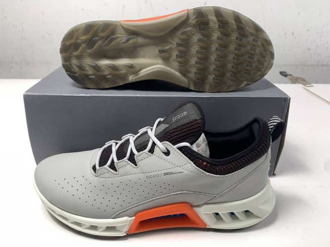 ECCO Biom C4 Waterproof Golf Shoes Grey Men's SZ 8-8.5 (130404 57719)