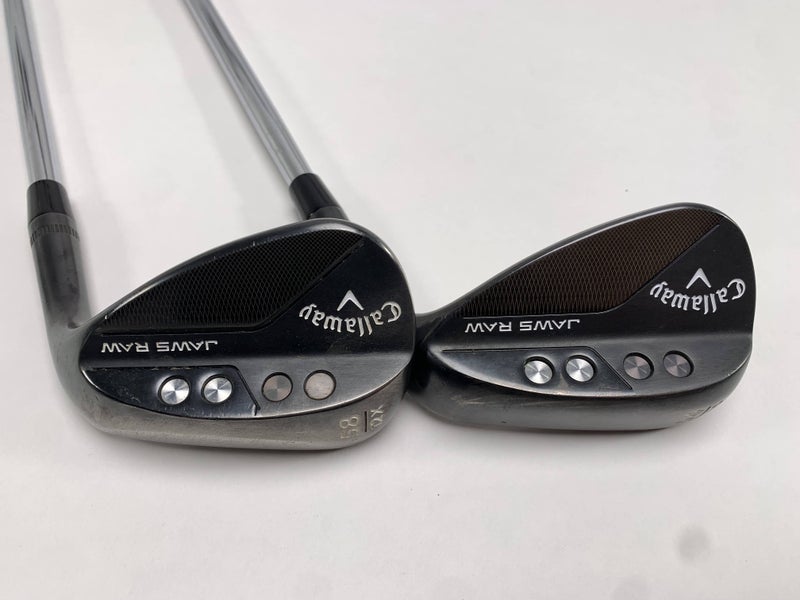 Callaway Jaws Raw Black Plasma Wedge Set 54* 10 | 58* 12 DG Mens RH