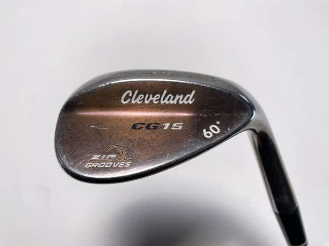 Cleveland CG15 Oil Can Lob Wedge LW 60* Traction Wedge Steel Mens RH +1.5"
