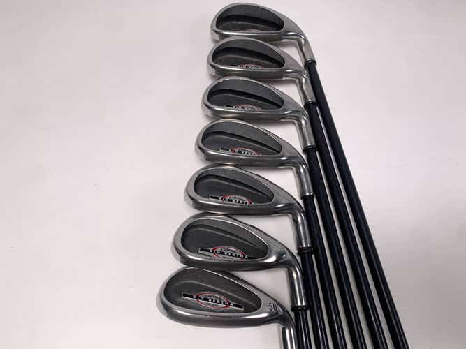 Callaway Big Bertha 2002 Iron Set 4-9+GW RCH 75i Senior Graphite Mens RH