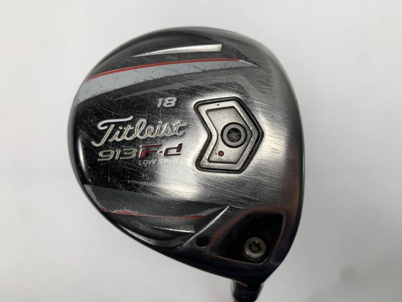 Titleist 913 FD 5 Fairway Wood 18* Bassara 55 Hi 55g Senior RH Midsize Grip