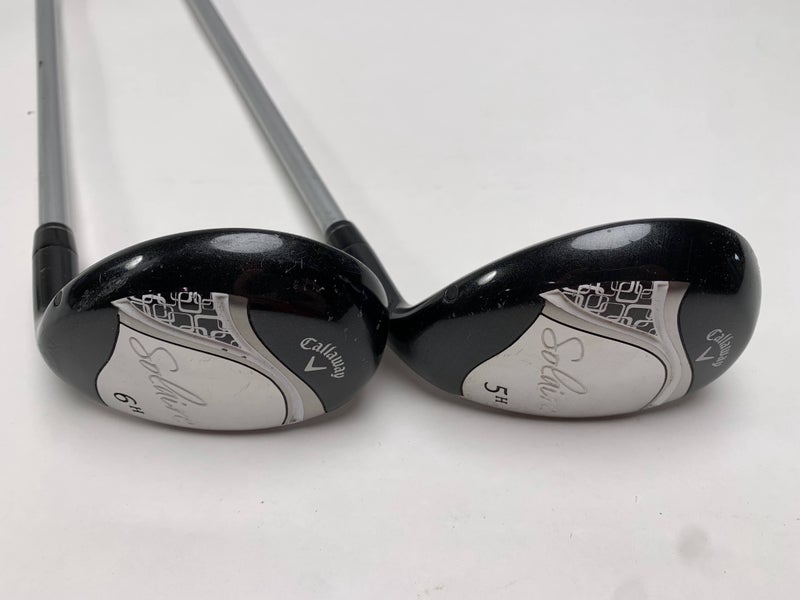 Callaway Solaire 5 & 6 Hybrid Set 25* 28* Ladies Graphite Womens RH HC