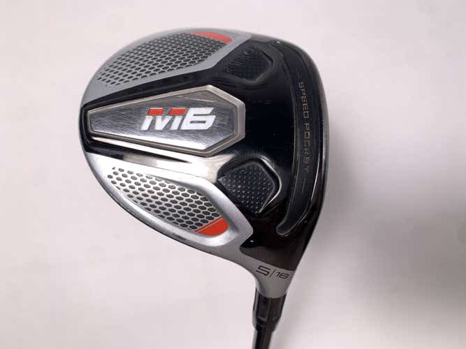 TaylorMade M6 5 Fairway Wood 18* Fujikura Atmos 5R Red Regular Graphite Mens RH