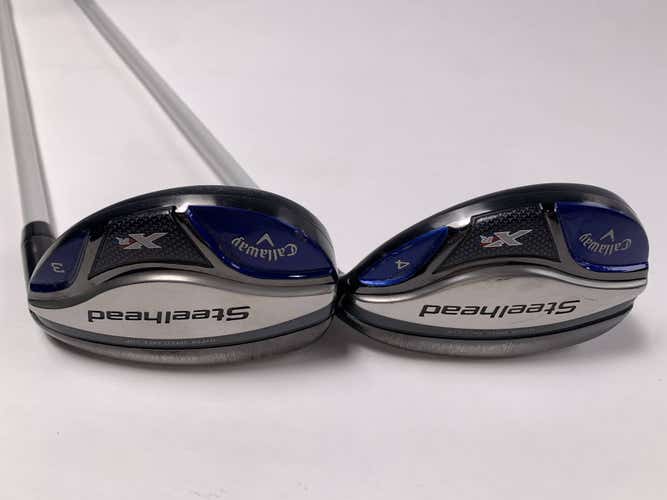 Callaway Steelhead XR 3 & 4 Hybrid Set 19* 22* Rogue 95 MSI 2.8 85g Stiff RH