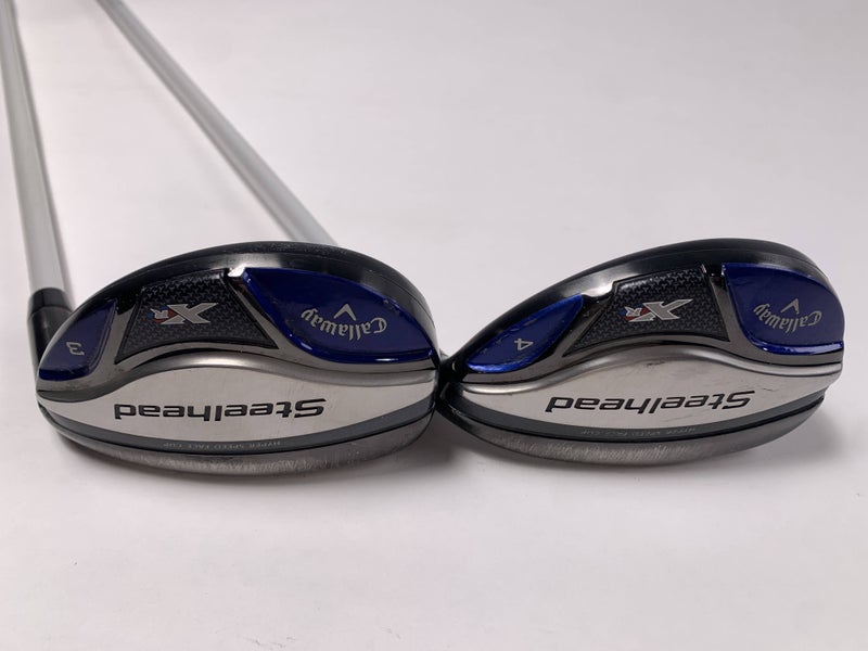 Callaway Steelhead XR 3 & 4 Hybrid Set 19* 22*  Rogue 95 MSI 2.8 85g Stiff RH