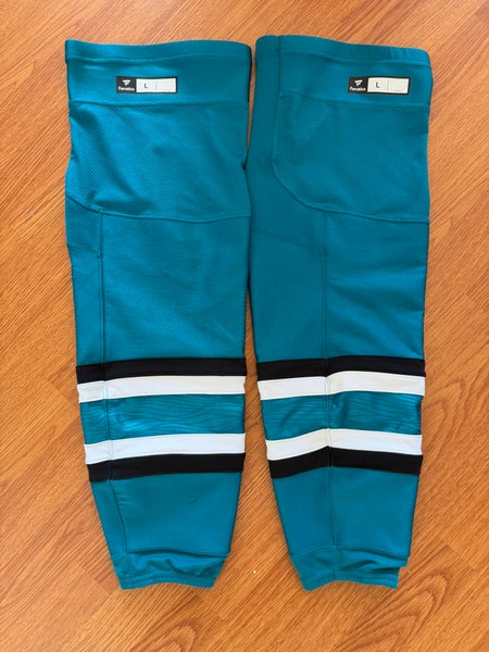 Fanatics SJ Sharks 2024/25 Pro Stock “Evolve” Teal socks