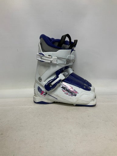 Used Nordica FIREARROW TEAM 2 Girls DH Ski Boot White 200 MP - Y13.5 11823-S000036079
