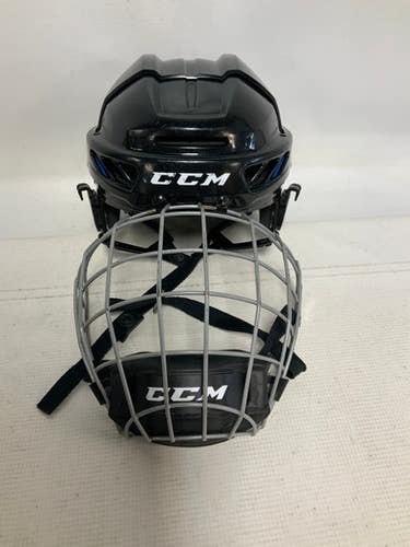 Used CCM FL3D S JR Helmet Cage Combo Black SM 11823-S000036074