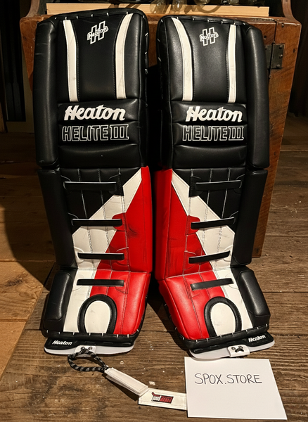 Heaton Battram 36+2 Senior Goalie Pads – Own a Piece of Hockey Legend!  (READ DESCRIPTION)