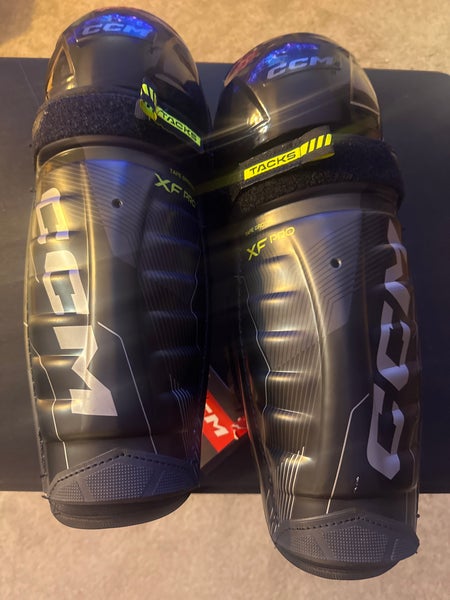 Junior CCM XF Pro 13" Shin Pads (New)