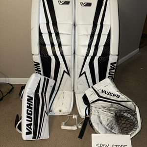 34+2 Vaughn V9 Pro Carbon Regular Goalie Full Set Pro Stock (Used) (READ DESCRIPTION)