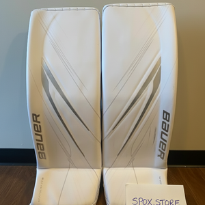 Large Bauer Hyperlite 2 Pro Stock Goalie Leg Pads – New (READ DESCRIPTION)