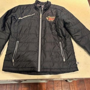 Youth Black Bauer Houston Wild Hockey Jacket Size Youth XL