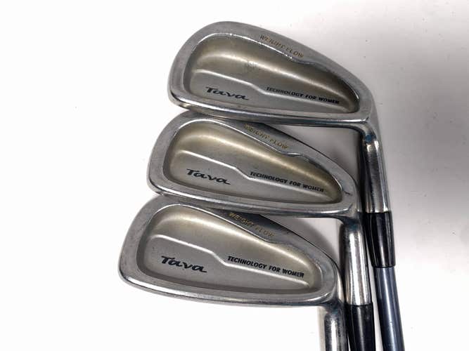 Mizuno Tava Iron Set 7-9 Tava Ladies Graphite Womens RH Midsize Grips