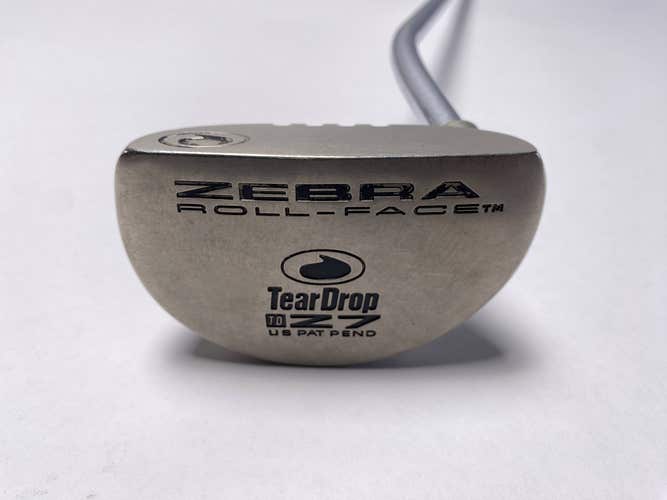Ram Zebra Roll Face Tear Drop Putter 33" SuperStroke Tour 2.0 Mens RH