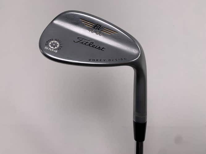 Titleist Vokey Spin Milled SM4 Chrome Gap Wedge GW 46* Wedge Steel Mens RH