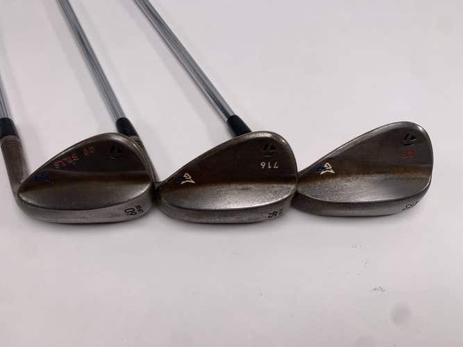 TaylorMade Milled Grind 4 Raw Wedge Set 52*9 | 56*12 | 60*8 LZ Stiff RH SHORT