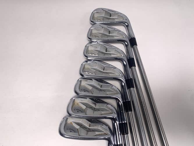 Callaway Apex Pro 19 Iron Set 4-PW KBS Tour C-Taper Stiff Plus RH +1/2''