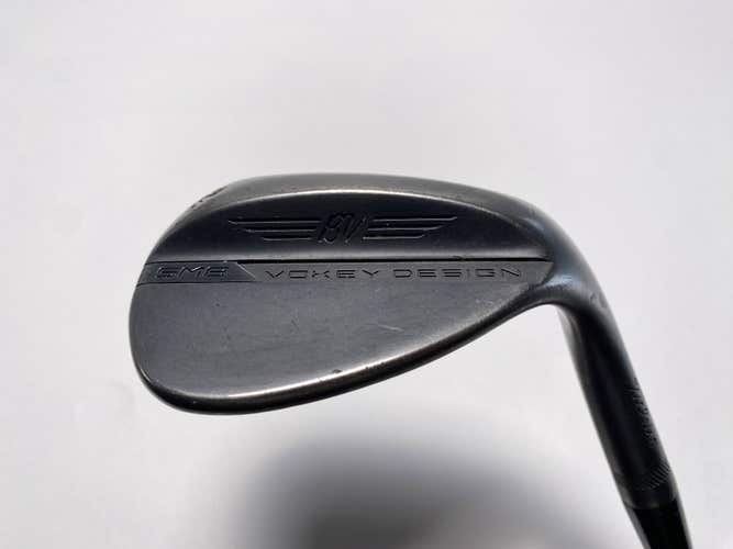 Titleist Vokey SM8 Jet Black Lob Wedge LW 62* 8 Bounce M-Grind Wedge Mens RH