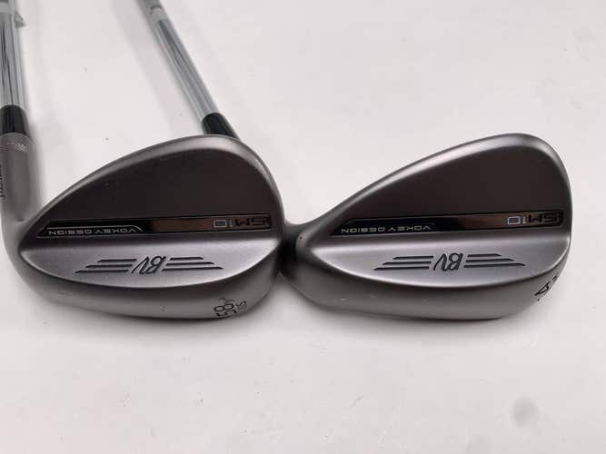 Titleist Vokey SM10 Nickel Wedge Set 54* 8 | 58* 10 Wedge Steel Mens RH NEW