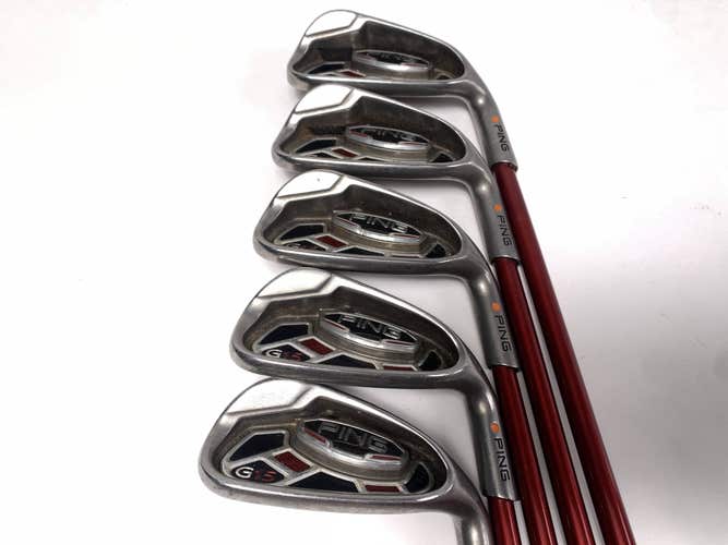 Ping G15 Iron Set 6-PW Orange Dot 2* Flat TFC 149 I Regular Graphite Mens RH