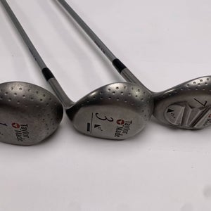 TaylorMade Metal Wood Wood Set 1 3 7 | 12* 17* 21* Flex Twist Ladies Graphite RH