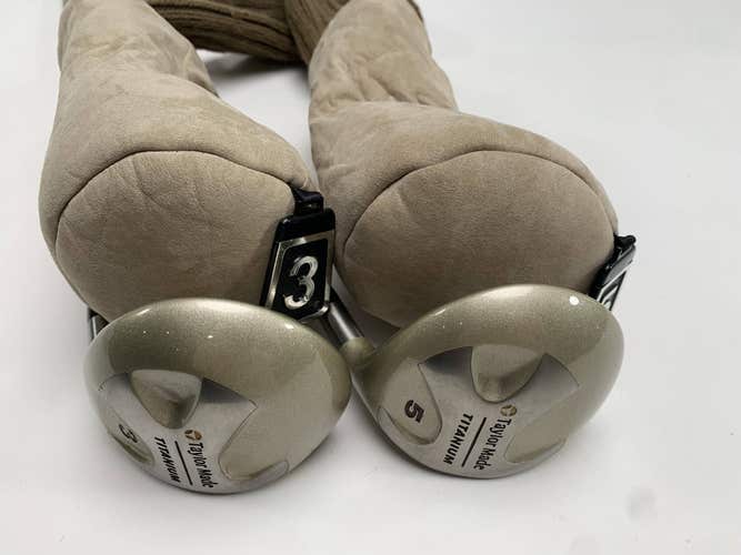 TaylorMade Ti Bubble 3 & 5 Fairway Wood Set 15* 18* Bubble L-60 Ladies RH HC