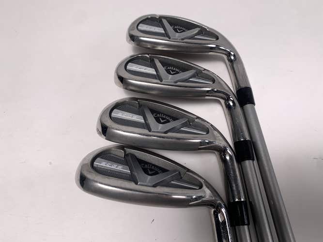 Callaway Edge 2014 Iron Set 8-PW+SW Ladies Graphite Womens RH