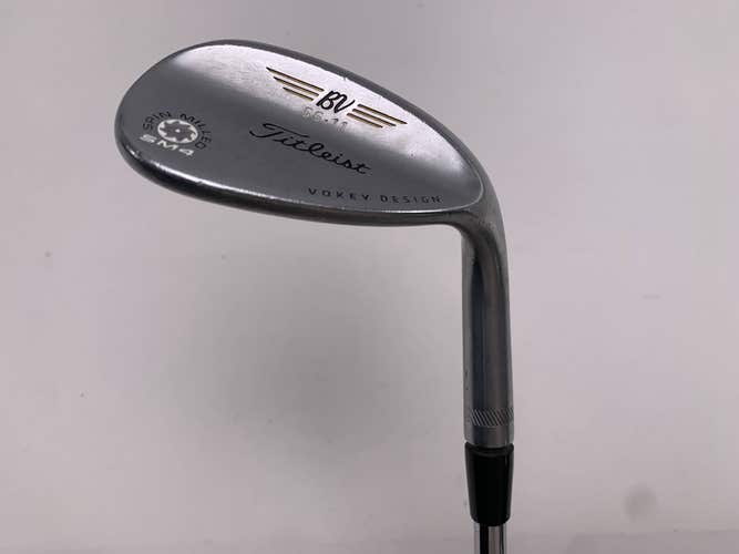 Titleist Vokey Spin Milled SM4 Chrome Sand Wedge SW 56* 11 Bounce Wedge Mens RH