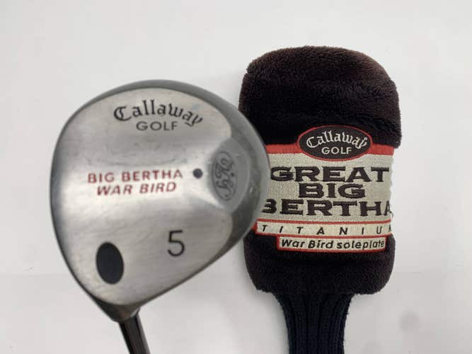 Callaway Big Bertha Warbird 5 Fairway Wood 18* RCH 96 Regular Mens LH HC