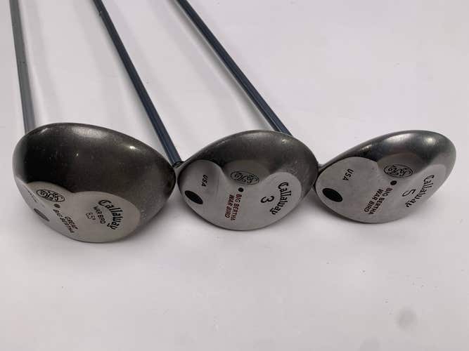 Callaway Big Bertha Warbird Driver Wood Set 3 5 | 8.5* 15* 18* RCH 90 Mens RH