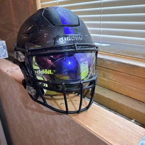 2025 Adult Extra Large Riddell SpeedFlex Helmet (Used) W/ 3.0 Revo Clear Purple Visor