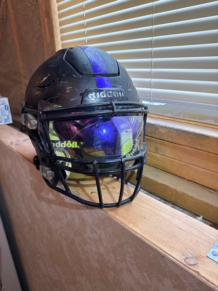 2025 Adult Extra Large Riddell SpeedFlex Helmet (Used) W/ 3.0 Revo Clear Purple Visor
