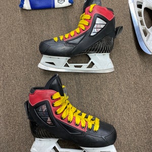 True 2 Piece Hockey Goalie Skates Regular Width Size