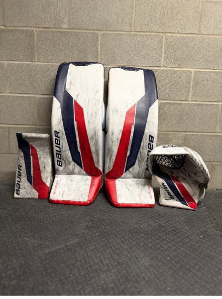 35" 2024 Bauer Supreme Shadow Goalie Leg Pads Pro Stock (Used)