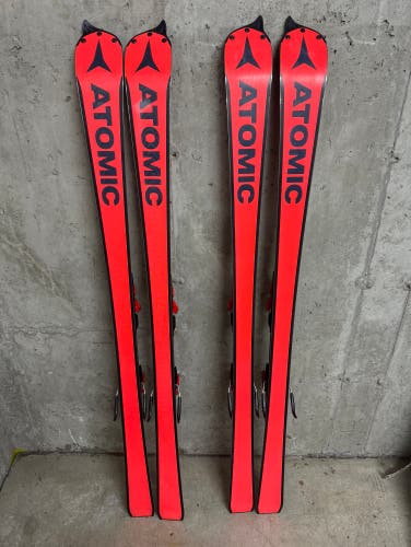 Men's 2023 Atomic Redster SL 157 cm Racing Skis With Bindings 2X (Used)