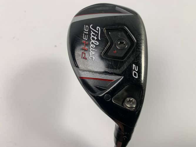 Titleist 913 HD 3 Hybrid 20* HZRDUS Smoke 6.0 80g Stiff Graphite Mens RH
