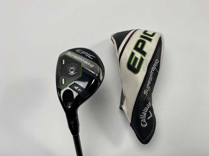 Callaway EPIC Super 4 Hybrid 21* AeroTech SteelFiber FC 75 F3 Regular LH HC