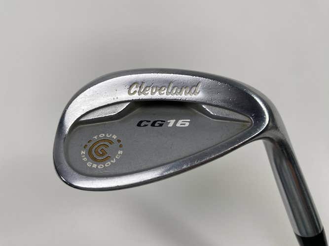 Cleveland CG16 Chrome Zip Groove Sand Wedge SW 56* 14 Bounce Traction RH