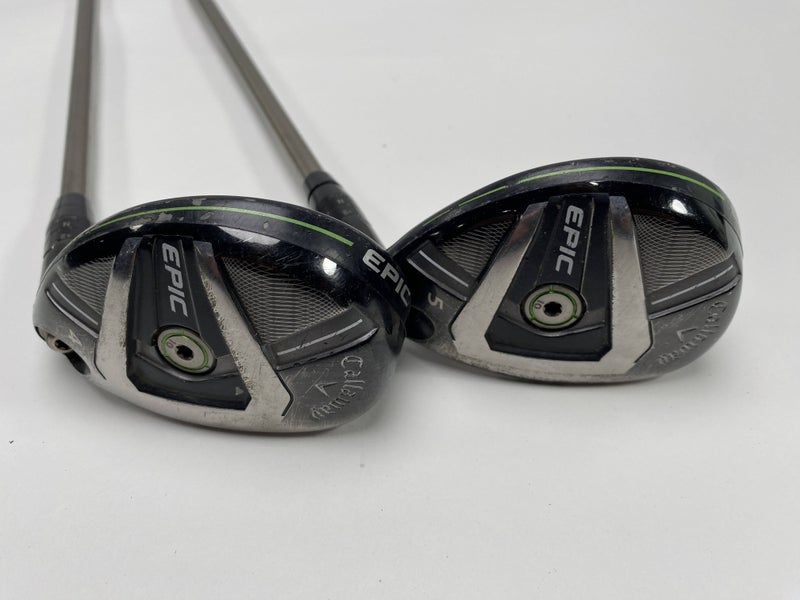 Callaway Epic 4 & 5 Hybrid Set 22* 25* UST Mamiya Recoil ES 450 F1 Ladies RH