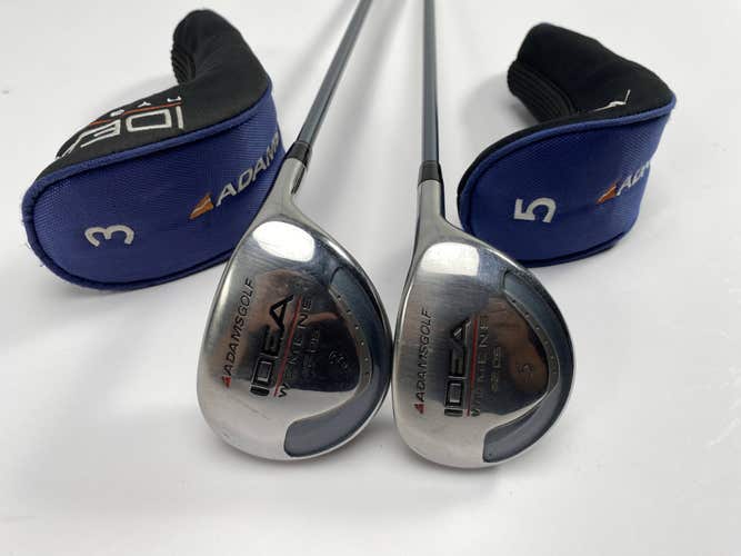 Adams Idea A2 OS 3 & 3 Fairway Wood Set 15* 15* Idea Womens 45g Ladies RH HC